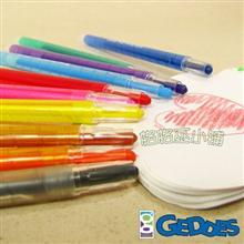 给孩子的创意假期礼物 Geddes 17657十色旋转不脏手蜡笔